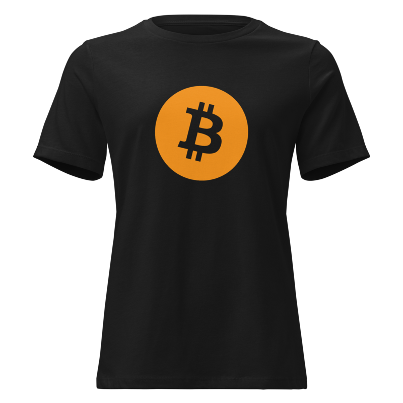 Classic Bitcoin Logo Women's Relaxed Tee