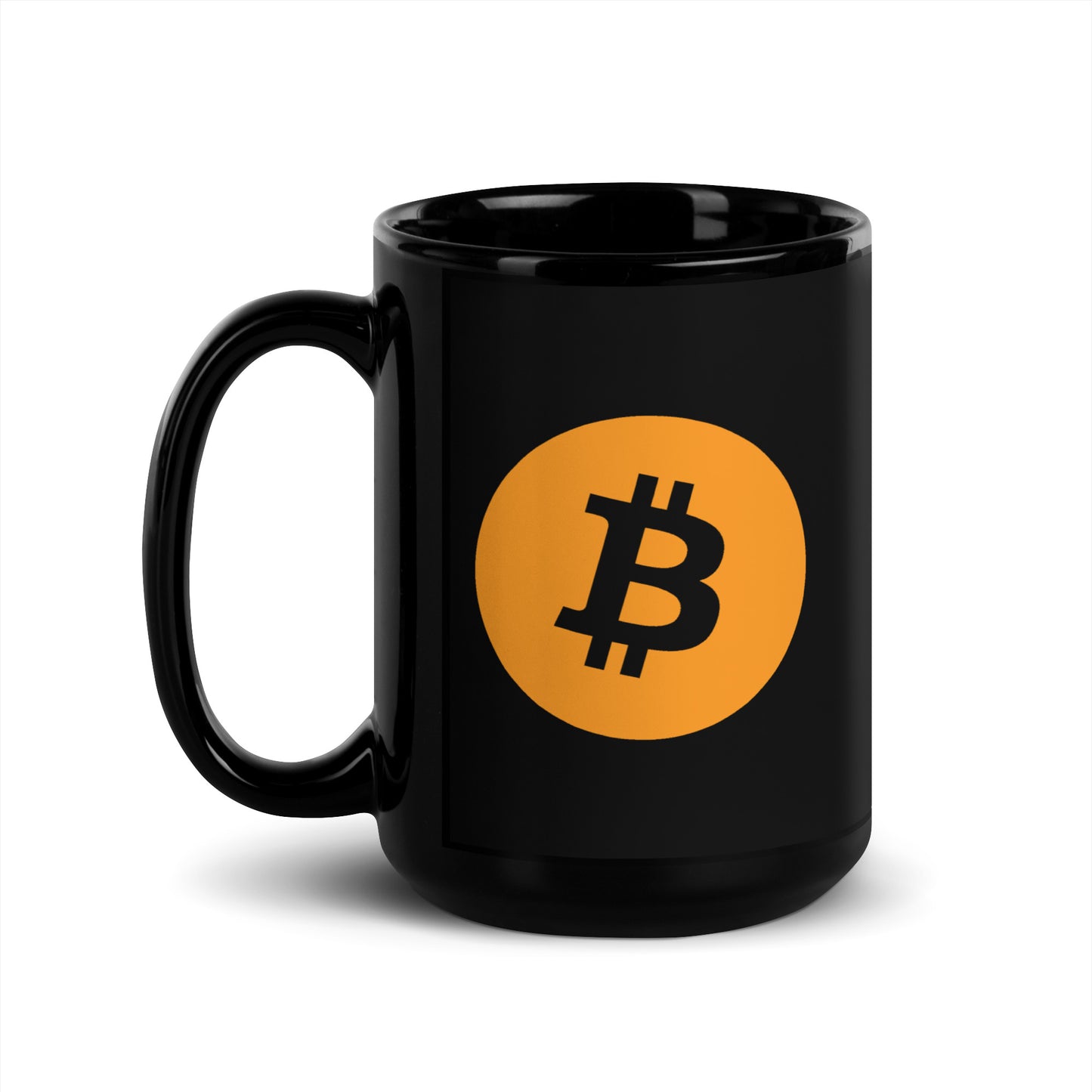 Bitcoin Logo Mug - Black