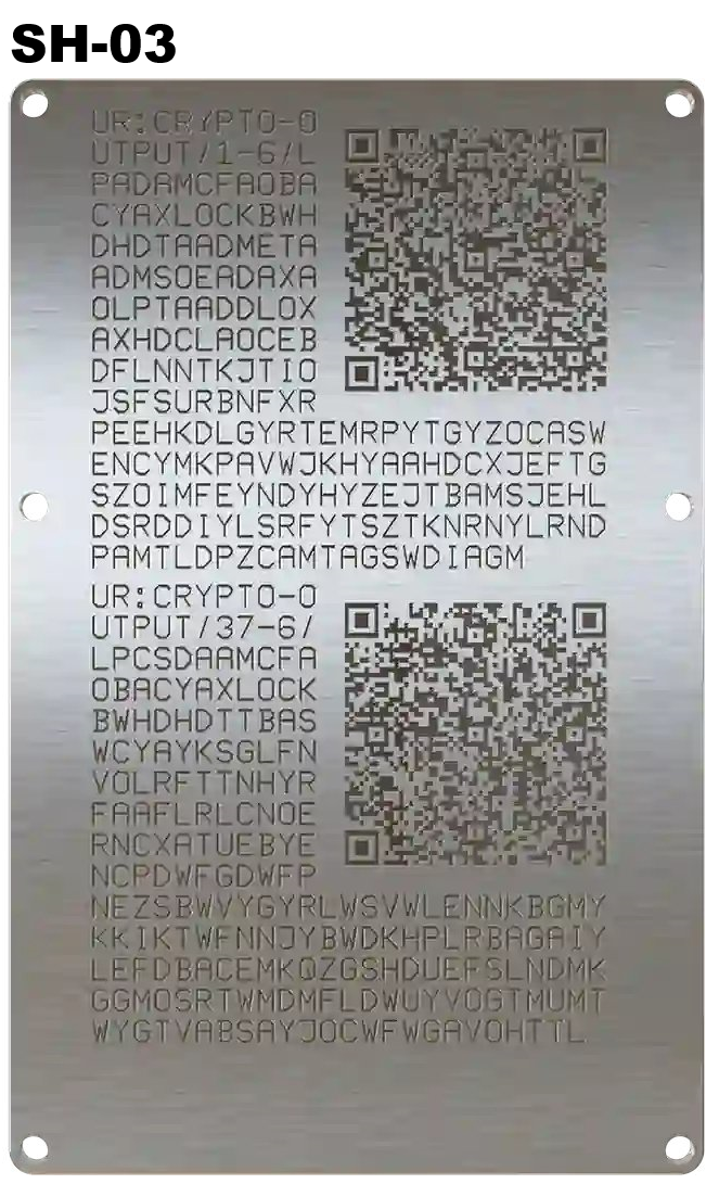 SeedHammer Plate Kits
