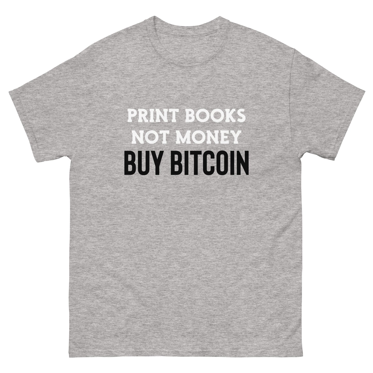 Print Books Not Money Men's Tee