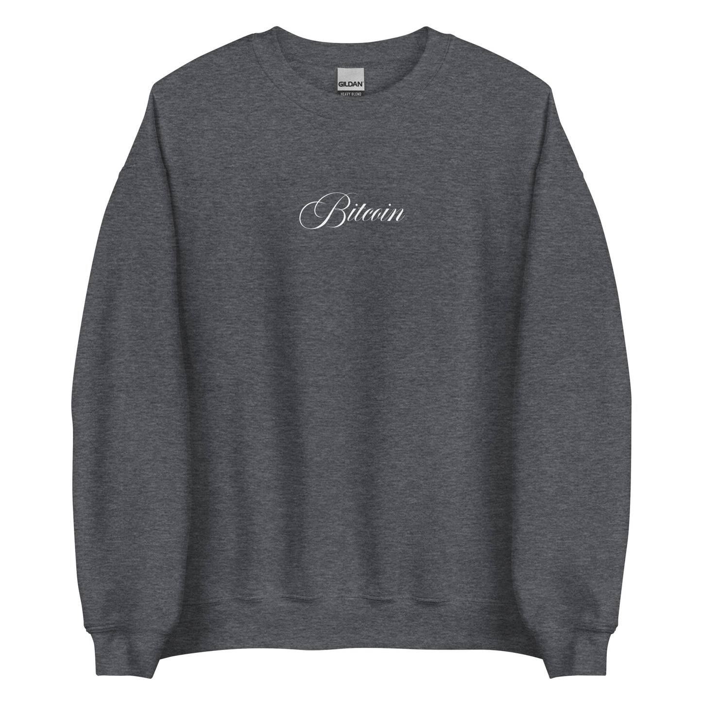 Cursive Bitcoin Sweatshirt