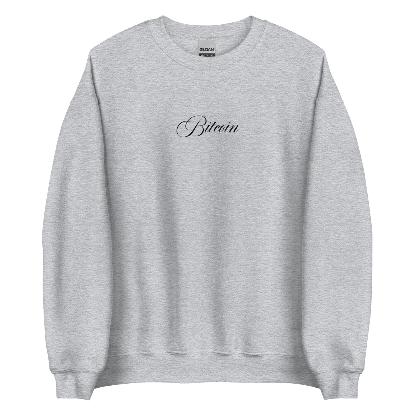 Cursive Bitcoin Sweatshirt