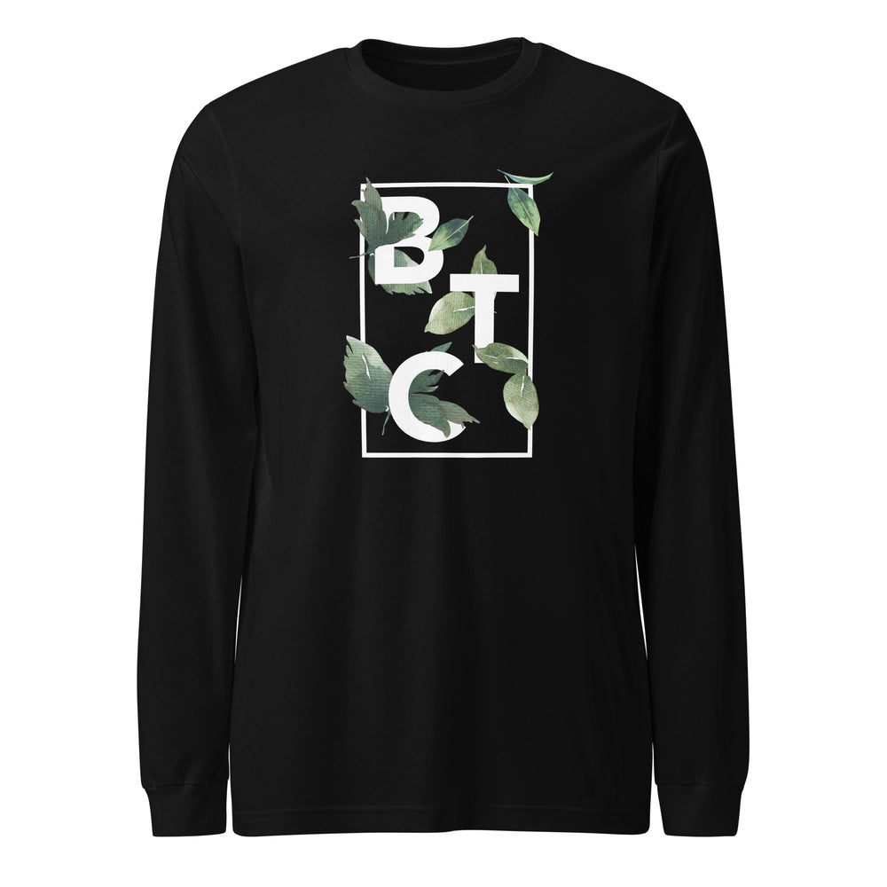 Natural BTC Long Sleeve Tee - front view