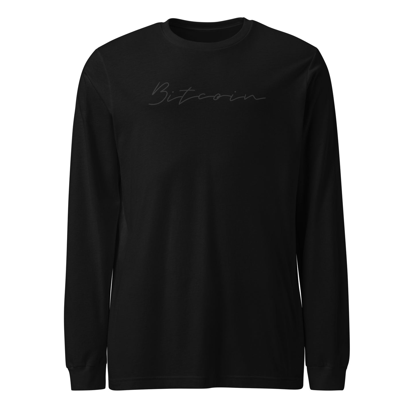 Bitcoin Signature Long Sleeve Tee