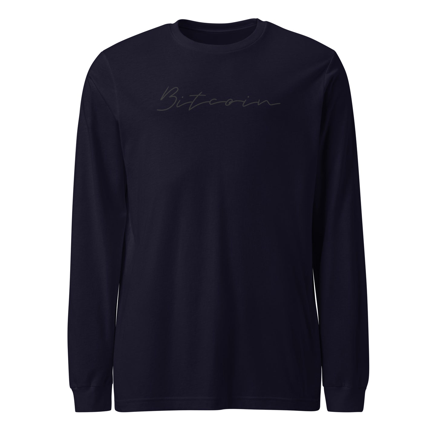 Bitcoin Signature Long Sleeve Tee