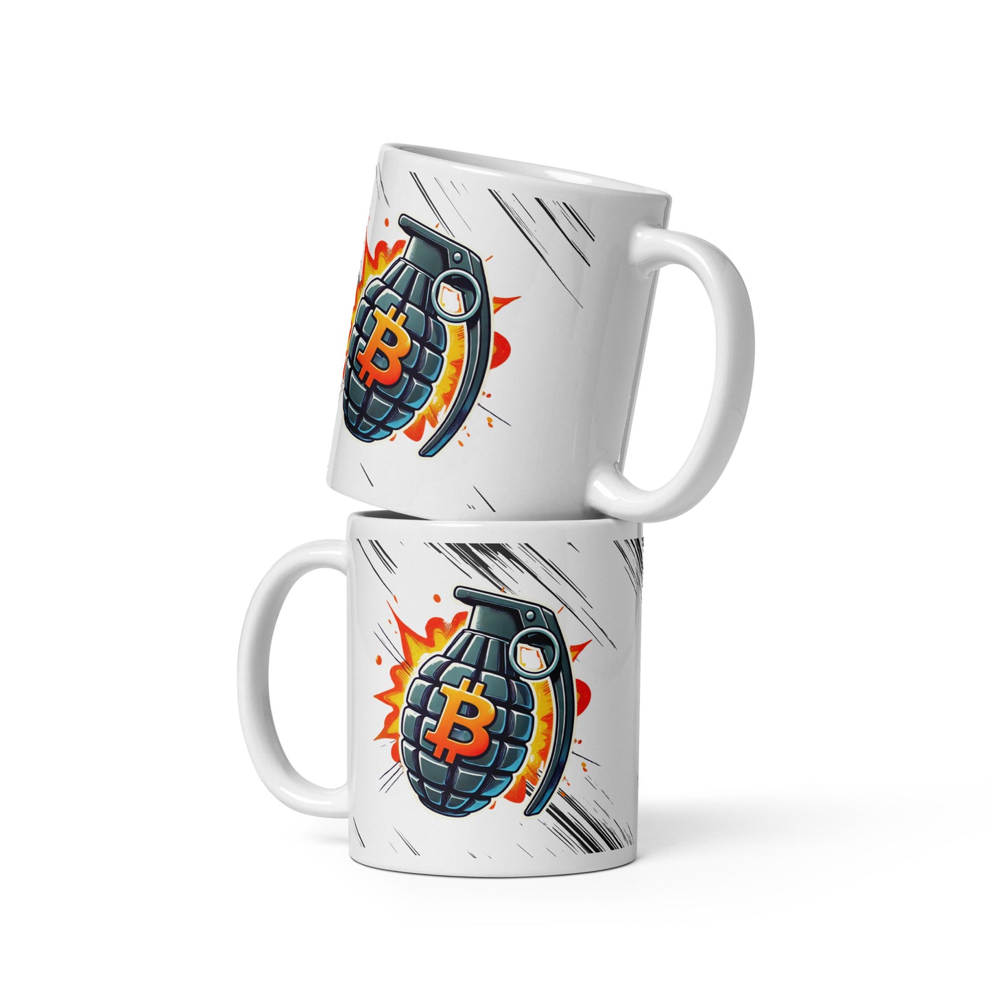 Bitcoin Grenade Mug