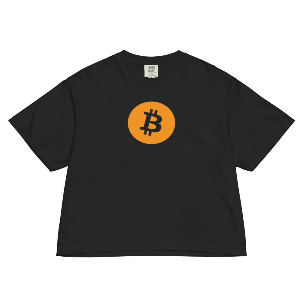 Classic Bitcoin Logo Women's Boxy Tee