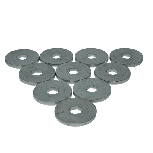 10 x Hex washers