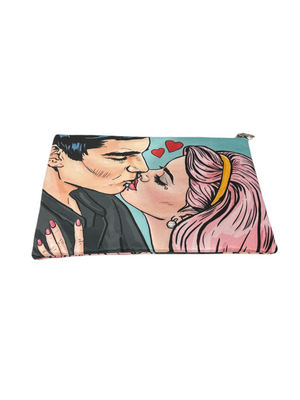 Pop-Art Clutch Bag - back view