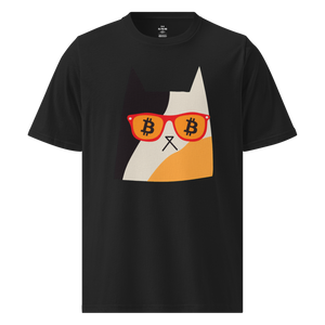 Bitcoin Cat Eyes Under Armour Tee