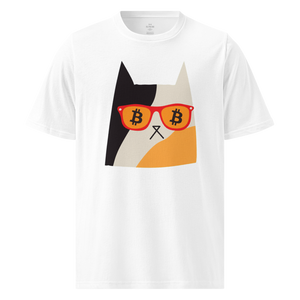 Bitcoin Cat Eyes Under Armour Tee