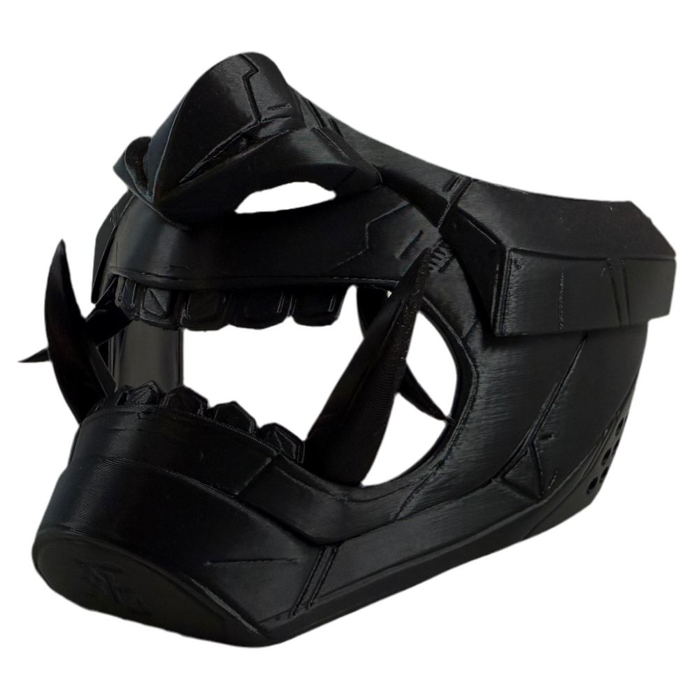 Samurai Oni / Demon Mask - front view