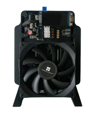 AP3D NerdQaxe++ Case & Stand - back view
