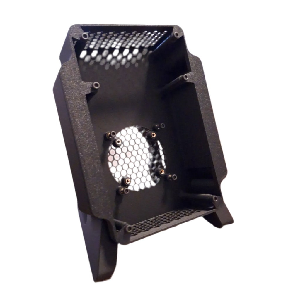AP3D NerdQaxe++ Case & Stand - front view