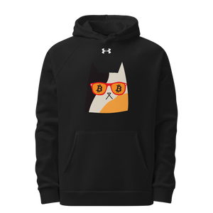 Bitcoin Cat Eyes Under Armour Hoodie