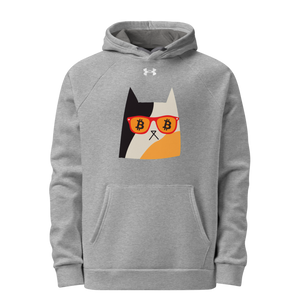 Bitcoin Cat Eyes Under Armour Hoodie