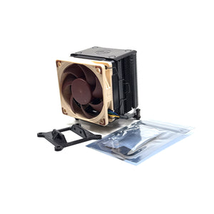 Argon THRML 60mm Radiator with Bitaxe Mounting Bracket - back view
