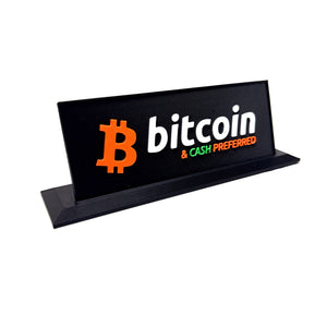 Retail Sign - Counter Top - back view