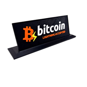 Retail Sign - Counter Top - front view