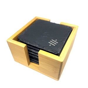 Bitcoin Coaster Sets - back view