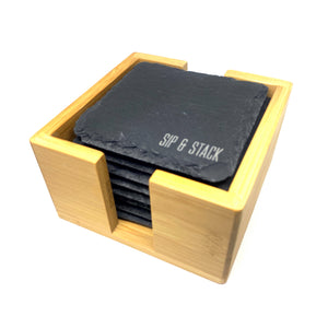 Bitcoin Coaster Sets - front view