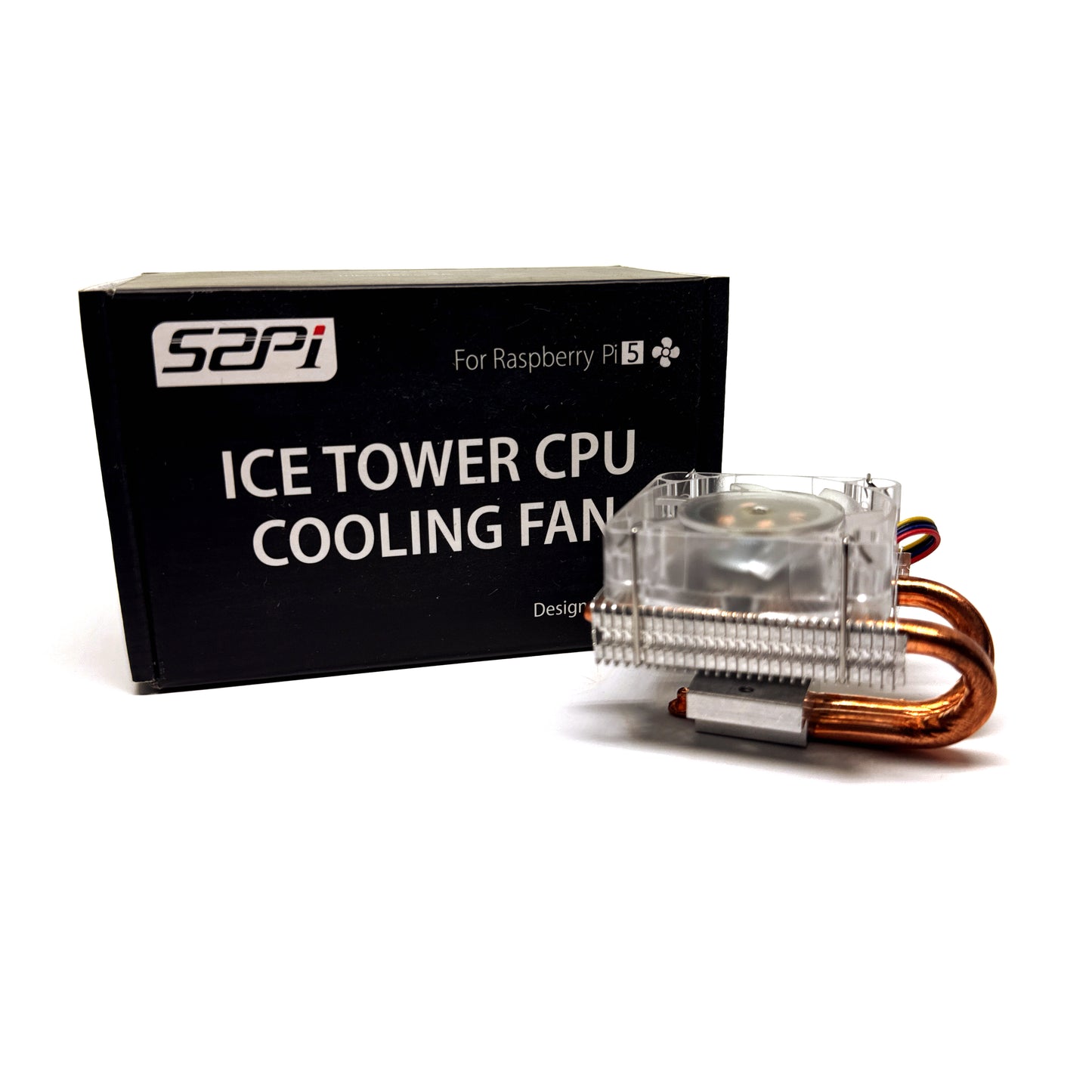 Pi52 Low-Profile ICE Tower CPU Cooling Fan for Raspberry Pi 5