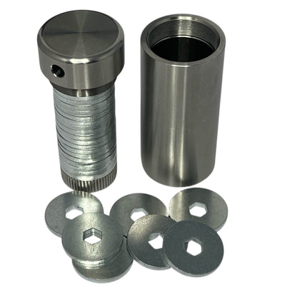Stainless Steel Capsule & 25 Hex-washer Set