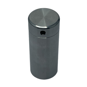 60mm Stainless Steel capsule + 25 hex-washer set - front view