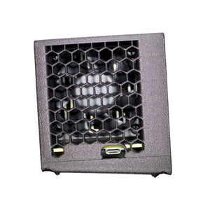 Rear ventilation, fan and USB-C port on the Bitaxe Touch Turbo