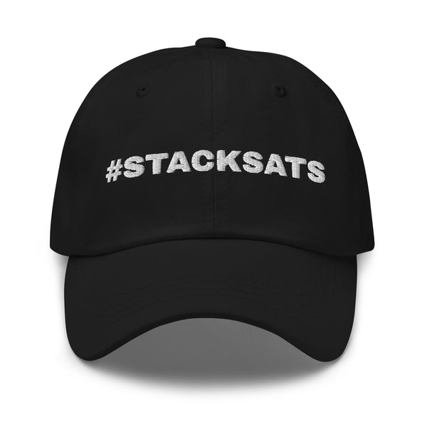 #STACKSATS Strapback Cap - front view