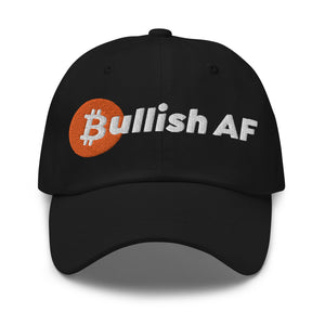 BullishAF Strapback Cap - front view