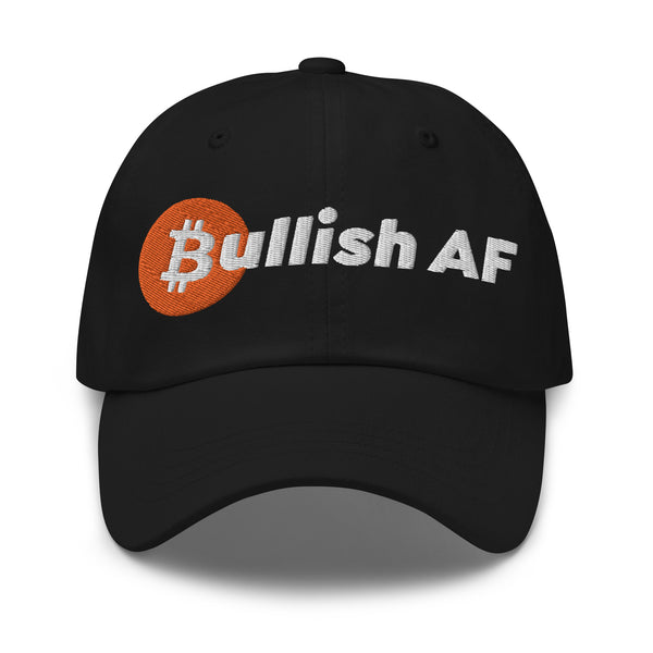BullishAF Strapback Cap - front view