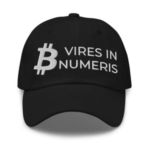 Bitcoin Virest In Numeris Strapback Cap - front view
