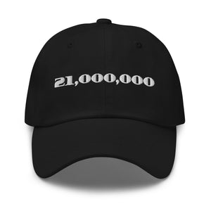 21,000,000 Strapback Cap - front view