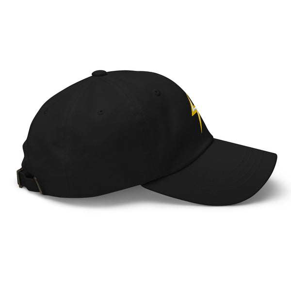Lightning Zap Strapback Cap - back view