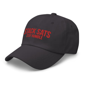Stack Sats Stay Humble Strapback Cap - view 17