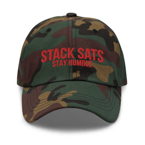 Stack Sats Stay Humble Strapback Cap - view 21