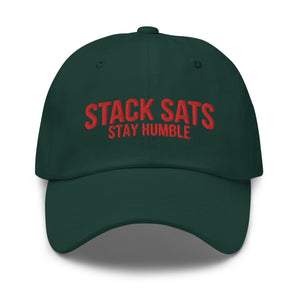 Stack Sats Stay Humble Strapback Cap - view 9