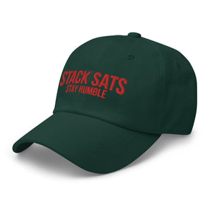 Stack Sats Stay Humble Strapback Cap - view 11