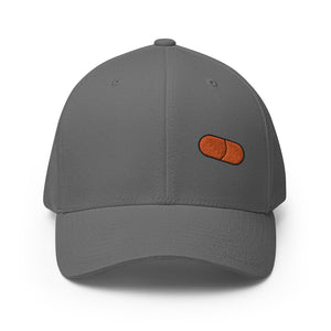 Orange Pill Cap - side view
