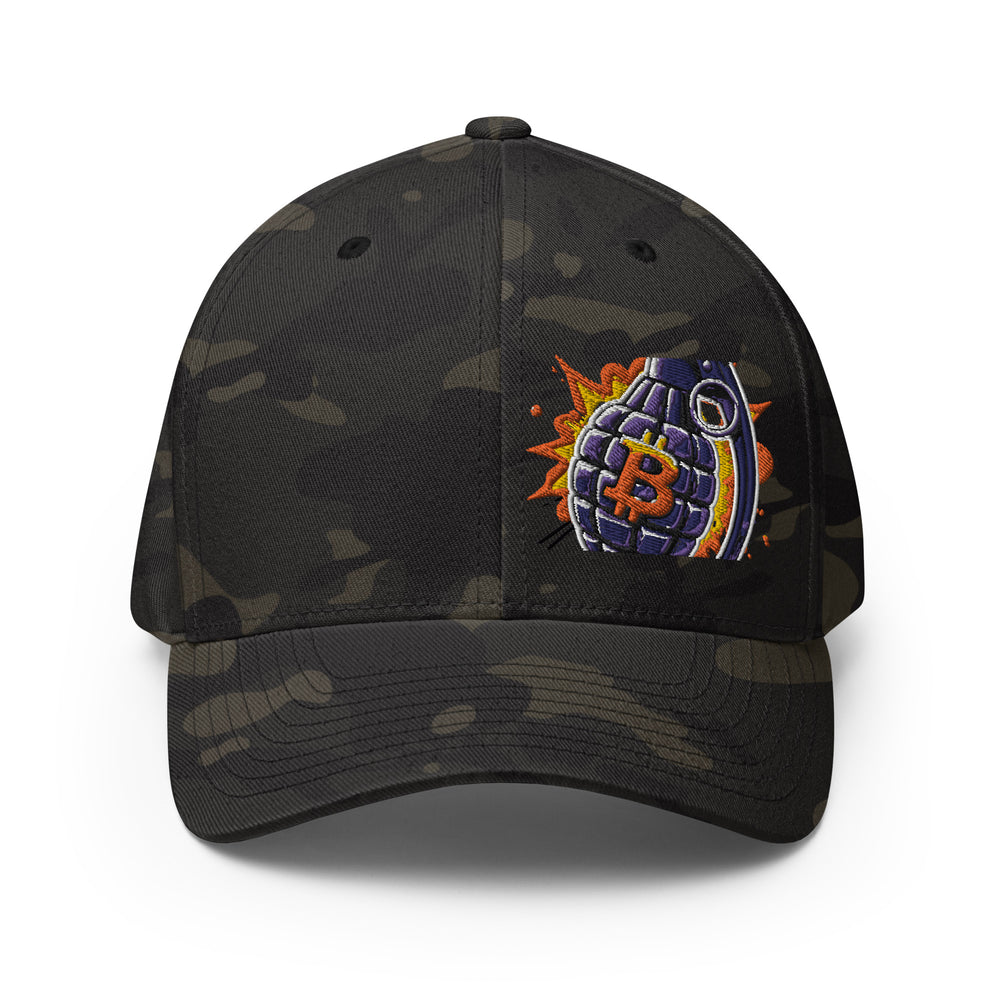 Bitcoin Grenade Cap - front view