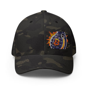 Bitcoin Grenade Cap - front view