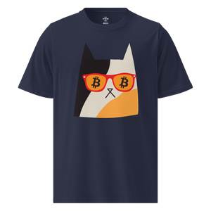 Bitcoin Cat Eyes Under Armour Tee