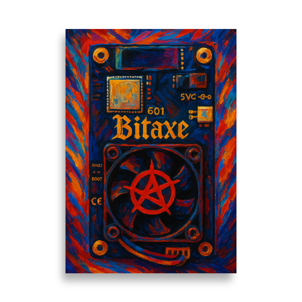 Bitaxe Coloursplash Poster