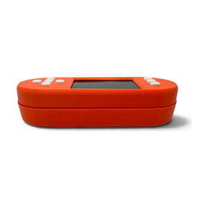 Side view of the SeedSigner Plus Battery Edition showing its two part case