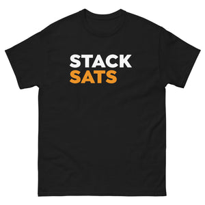 Stack Sats Men's Tee - front view