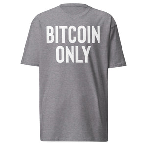 Bitcoin Only Heavyweight Tee - side view