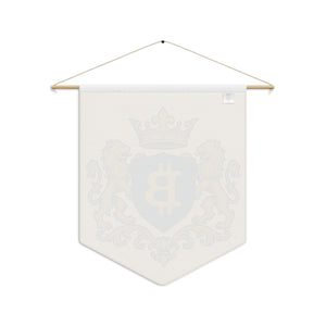 Bitcoin Pennant banner - back view