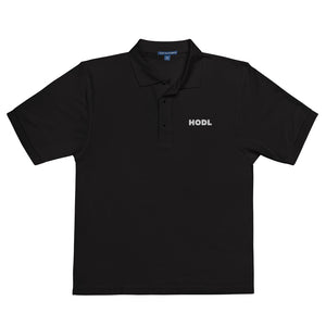 HODL Premium Polo - front view