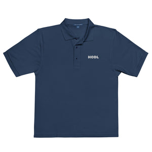HODL Premium Polo - detail view